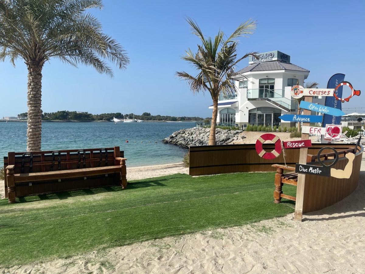 Luxury, Spacious, Beachfront, 3Bd Apartment With Private Beach Access! Dubai Exterior foto