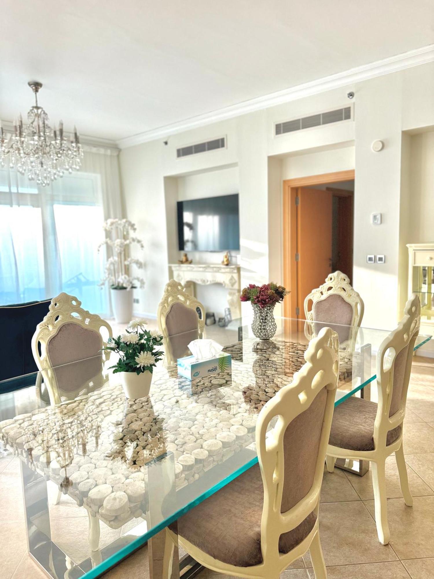 Luxury, Spacious, Beachfront, 3Bd Apartment With Private Beach Access! Dubai Exterior foto